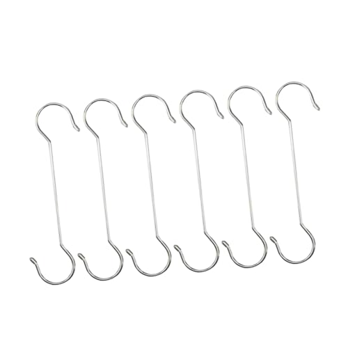 Toyvian 6 Stück s Haken im Freien Anlage Korb Haken der Pflanze Garten vogelhäuschen s-förmiger Haken hängender Pflanzenhaken Pflanzenhalterhaken Rostfreier Stahl Silver Toyvian 6 Stück s Haken im Freien Anlage Korb Haken der Pflanze Garten vogelhäuschen s-förmiger Haken hängender Pflanzenhaken Pflanzenhalterhaken Rostfreier Stahl Silver von Toyvian