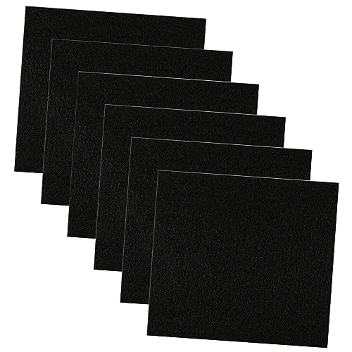 Toyvian 6Stücke Austauschbare Katzenstreu Filterpads Aktivkohle Geruchsfilter für Katzentoiletten Individuell Zuschneidbar für Frischen Duft und Optimale Geruchsbeseitigung von Toyvian