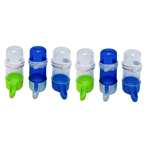 Toyvian 6Stücke Automatischer Wasserspender für Vögel Praktische Trinkwerkzeuge für Papageien Abnehmbar und Leicht zu Reinigen für Haustierbesitzer Toyvian 6Stücke Automatischer Wasserspender für Vögel Praktische Trinkwerkzeuge für Papageien Abnehmbar und Leicht zu Reinigen für Haustierbesitzer von Toyvian