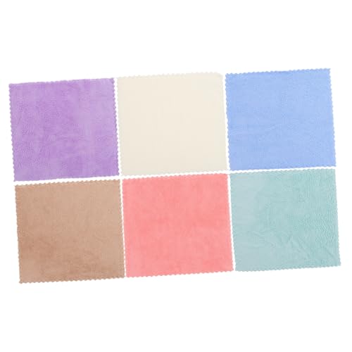 Toyvian 6stücke Teiliges Für Kleintiere Saugfähige Fleece-badetücher Für Hamster Und Meerschweinchen Kuschelig Und Weich Als Käfigeinlagen Für Pflege von Toyvian