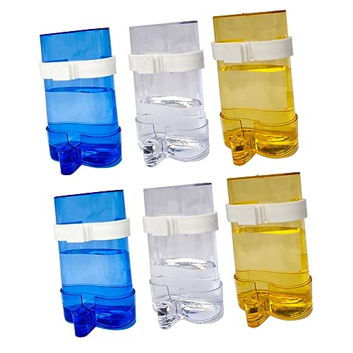 Toyvian 6Stücke Teiliges Vogelkäfig Wasser Und Futterspender Automatischer Wasserspender Für Papageien Transparentes Design Für Optimale Sicht Aus Lebensmittelechtem Toyvian 6Stücke Teiliges Vogelkäfig Wasser Und Futterspender Automatischer Wasserspender Für Papageien Transparentes Design Für Optimale Sicht Aus Lebensmittelechtem von Toyvian