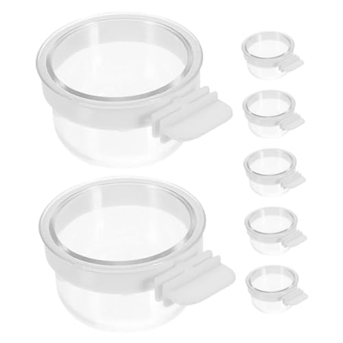 Toyvian 7 Stück Teiliges Transparente Futter Wassernäpfe aus Kunststoff für Papageien und Kleine Vögel Abnehmbare Vogelkäfig Becher Leicht zu Reinigen Vielseitig Wiederverwendbar Toyvian 7 Stück Teiliges Transparente Futter Wassernäpfe aus Kunststoff für Papageien und Kleine Vögel Abnehmbare Vogelkäfig Becher Leicht zu Reinigen Vielseitig Wiederverwendbar von Toyvian