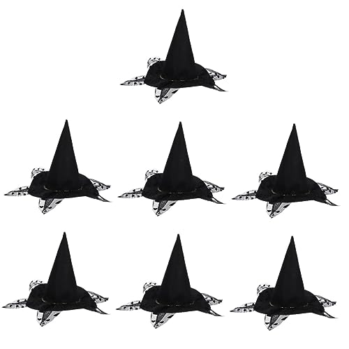 Toyvian 7 STK Kleidung Für Haustiere Zaubererkostüm Für Hunde Kostüme Katze Cosplay Hund Halloween-Kopfschmuck Haustier-Halloween-Mantel Halloween-haustierhut Hundemütze Kätzchen Vlies von Toyvian