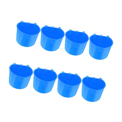 Toyvian 8 Stück Hängende Vogelkäfig-wasserzufuhr, Verdickte Tierfutterschüssel, Tierfütterungs- Und Bewässerungsschüssel Für Kaninchen, Vögel, Hühnerstall, Trinkbecher Für Kleintiere von Toyvian