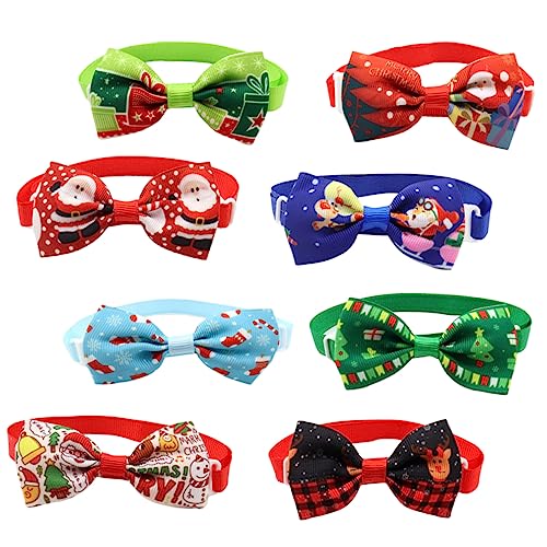 Toyvian 8 Stück Haustierhalsband Fliege einstellbar Bogen hundehalsband Weihnachten Kragen Schleifenhalsband für Hunde hundehalsband Schleifen Hundekrawatten Schleife für Hundehalsband Toyvian 8 Stück Haustierhalsband Fliege einstellbar Bogen hundehalsband Weihnachten Kragen Schleifenhalsband für Hunde hundehalsband Schleifen Hundekrawatten Schleife für Hundehalsband von Toyvian