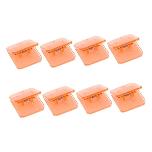 Toyvian 8 Stück PIPI-pad-Halter Katzen -toilettentrainingssystem Pinkelkissenhalter Für Die Wand Hundepad-Clip Padhalter Für Hunde Töpfchen-Pads-wandhalter Welpentrainingspads Orange Abs von Toyvian