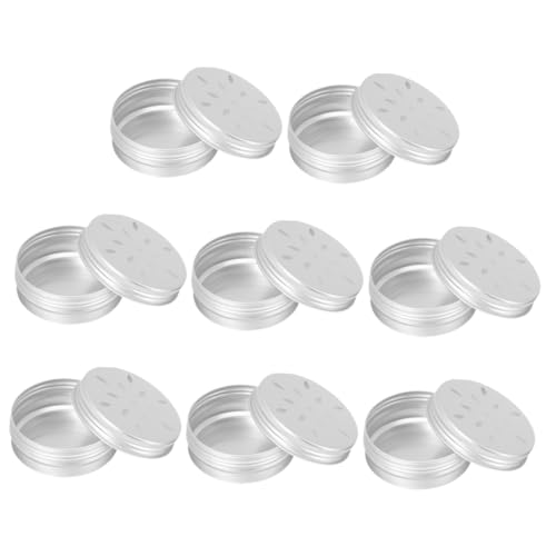 Toyvian 8 Stück Teiliges Hundeduft Trainingsset Aluminium Duftbehälter Geruchsdosen für Suchhunde Scent Work Zubehör Tragbar und Robust für Effektives Geruchstraining von Toyvian