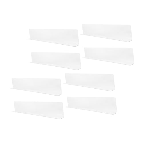 Toyvian 8 Stück Teiliges Sofa Blocker aus Transparent Wiederverwendbar Kratzfrei Langlebig Verhindert Spielsachen und Haustiere unter Sofa Bett und Couch Einfach zu Reinigen von Toyvian