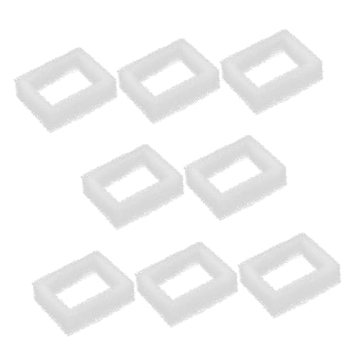 Toyvian 8Stücke Haustier Wasserspender Filter Austauschbare Ersatzfilter für Trinkbrunnen Effiziente Wasserfiltration Kompatibel mit Verschiedenen Haustierbrunnen Langlebig von Toyvian