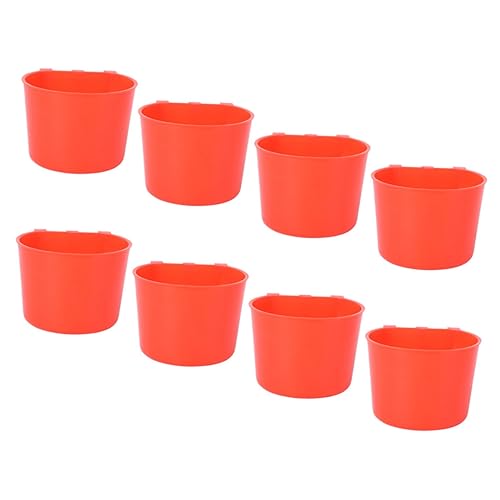 Toyvian 8Stücke Teiliges Vogelkäfig Futter Hängende Schalen für Wasser und Lebensmittel Geeignet für Wellensittiche und Andere Vögel Einfache und Toyvian 8Stücke Teiliges Vogelkäfig Futter Hängende Schalen für Wasser und Lebensmittel Geeignet für Wellensittiche und Andere Vögel Einfache und von Toyvian