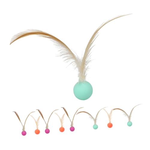 Toyvian 9 Stück Pet Elastic Ballspielzeug Haustierspielzeug interaktive Katzenspielzeugbälle Katzen-Teaser-Ball Pet Teaser- Necken von Katzen künstliche Toyvian 9 Stück Pet Elastic Ballspielzeug Haustierspielzeug interaktive Katzenspielzeugbälle Katzen-Teaser-Ball Pet Teaser- Necken von Katzen künstliche von Toyvian