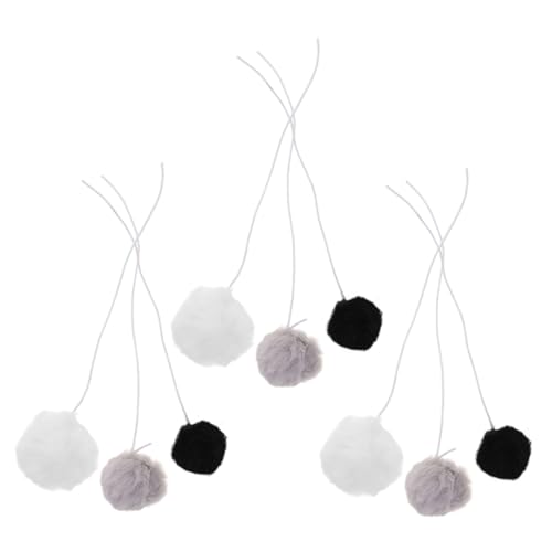 Toyvian 9pcs Katzenballspielzeug Mit Seilpuffkugeln Plüschball Spielzeug Spielzeug Spielzeugball Interaktiver Katzenspielspielzeug Teaser Ball Cat Springs Ball Für Innenkatzen Und Toyvian 9pcs Katzenballspielzeug Mit Seilpuffkugeln Plüschball Spielzeug Spielzeug Spielzeugball Interaktiver Katzenspielspielzeug Teaser Ball Cat Springs Ball Für Innenkatzen Und von Toyvian