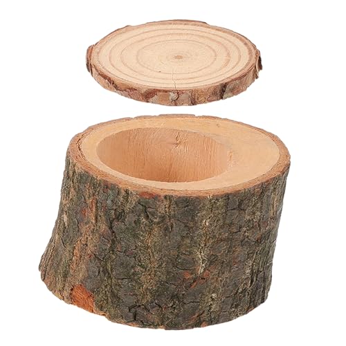 Toyvian Abwaschbarer Fressnapf Füttern Hamster Schüssel Haustier Wasser Klein Futternapf Für Den Haushalt Verschleißfester Futternapf Rattenfutter Massivholz von Toyvian