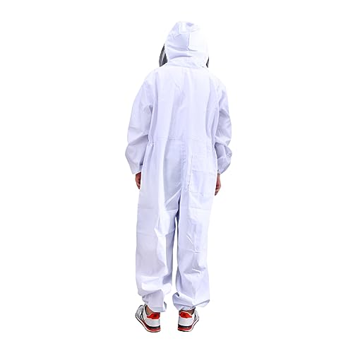 Toyvian Anti-Bien-Raumanzug Imkeranzug mit Schleier Professioneller Imkeranzug Weiß Toyvian Anti-Bien-Raumanzug Imkeranzug mit Schleier Professioneller Imkeranzug Weiß von Toyvian