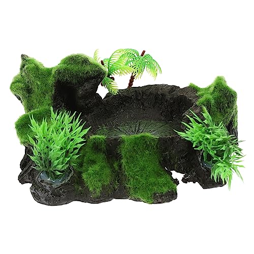 Toyvian Terrarium Wasserschale Aus Langlebigem Harz Natürliche Reptilenschale Für Schildkröten Und Kleine Reptilien Rutschfester Futter Und Wassernapf Dekorative Wasserquelle Für Toyvian Terrarium Wasserschale Aus Langlebigem Harz Natürliche Reptilenschale Für Schildkröten Und Kleine Reptilien Rutschfester Futter Und Wassernapf Dekorative Wasserquelle Für von Toyvian