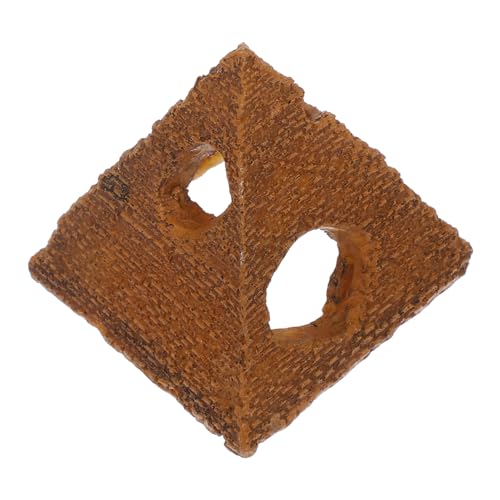 Toyvian Aquarium Versteck Für Garnelen Und Betta-Fische Dekoration Strapazierfähigem Stabile Basis Für Aquarien Und Terrarien Pyramidendesign von Toyvian