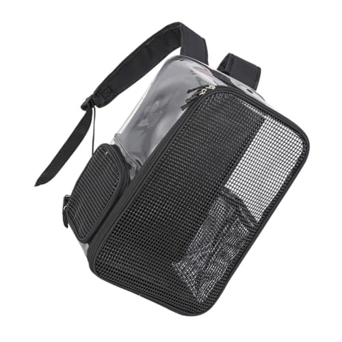 Toyvian Atmungsaktive Katzen Transporttasche Rucksack aus Oxford Transparente Faltbare Haustier Tragetasche für Outdoor Bequem und Leicht Geeignet für Reisen und Toyvian Atmungsaktive Katzen Transporttasche Rucksack aus Oxford Transparente Faltbare Haustier Tragetasche für Outdoor Bequem und Leicht Geeignet für Reisen und von Toyvian