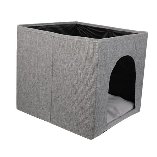Toyvian Atmungsaktives Katzenbett aus Faltbares Katzenhaus für Drinnen Komfortables Katzennest für Welpen und Kätzchen Einsetzbar Kleine Deckel Toyvian Atmungsaktives Katzenbett aus Faltbares Katzenhaus für Drinnen Komfortables Katzennest für Welpen und Kätzchen Einsetzbar Kleine Deckel von Toyvian