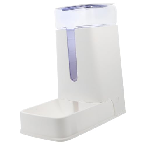 Toyvian Automatischer Haustier Futterspender mit Wassernapf Wiederverwendbarer Katzen und Hundetränker Praktischer Wasserspender für Drinnen Rutschfestes Design Langlebiger Futterhalter von Toyvian