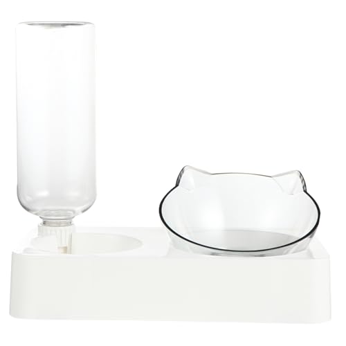 Toyvian Automatischer Haustier wasserspender mit Neigung Kippsicherer Trinkbrunnen und Futterspender Großes Fassungsvermögen Leicht zu Reinigen für Katzen und Kleine Hunde Geeignet Toyvian Automatischer Haustier wasserspender mit Neigung Kippsicherer Trinkbrunnen und Futterspender Großes Fassungsvermögen Leicht zu Reinigen für Katzen und Kleine Hunde Geeignet von Toyvian