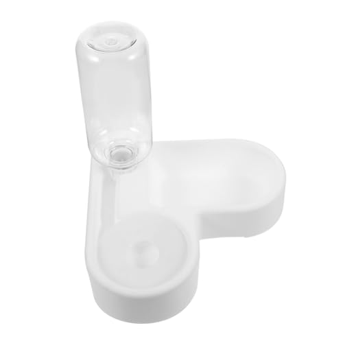 Toyvian Automatischer Katzen Wasserspender mit Integriertem Futternapf Abnehmbar aus Sicherem Wassersparend und Hygienisch für Katzen und Kleine Haustiere Zuhause Fachhandel von Toyvian
