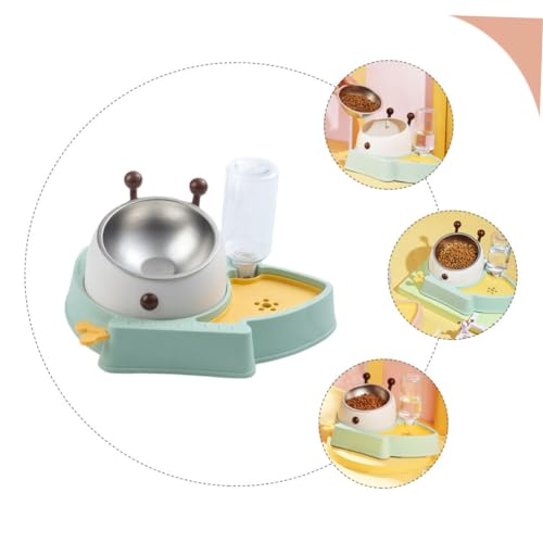 Toyvian Automatischer Katzen doppelnapf mit Rutschfester Unterlage Kippsicherer Trink Futterspender Langlebiges Material Einfache Reinigung für Langsames Fressen und Sauberes Wasserhalten Toyvian Automatischer Katzen doppelnapf mit Rutschfester Unterlage Kippsicherer Trink Futterspender Langlebiges Material Einfache Reinigung für Langsames Fressen und Sauberes Wasserhalten von Toyvian