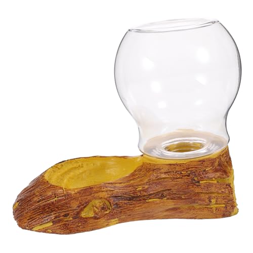 Toyvian Automatischer Resin Trinkbrunnen für Schildkröten und Eidechsen Großer Wasserspender mit Langlebigem Kunststoff Terrarien Wassernapf und Dekoratives Gartenzubehör für Reptilien von Toyvian