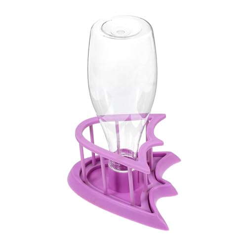 Toyvian Automatischer Wasserspender Boden Reptilienschale Haushalts Schildkröten Tränke Stehende Reptilienschale Stehende Schildkröten Tränke Gecko Tank Zubehör Violett von Toyvian