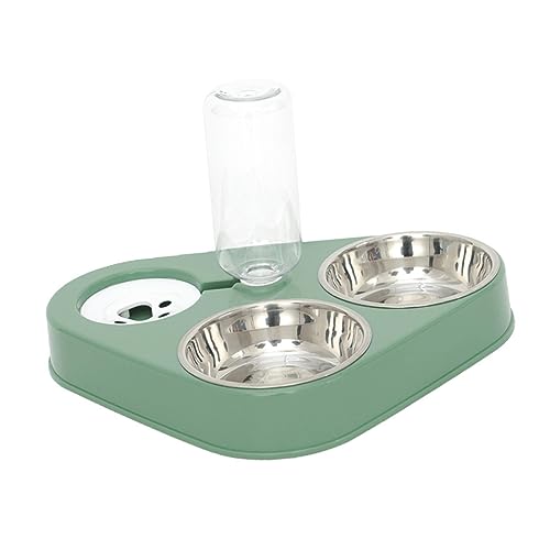 Toyvian Automatisches Trinkwasser und Lebensmittelschale Schüsseln Katzennäpfe Katzennapf Brunnen Fressnäpfe Katze Wasserspender für Katzen wasserspender für Hunde pp Green Toyvian Automatisches Trinkwasser und Lebensmittelschale Schüsseln Katzennäpfe Katzennapf Brunnen Fressnäpfe Katze Wasserspender für Katzen wasserspender für Hunde pp Green von Toyvian