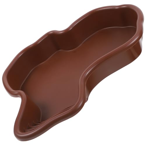 Toyvian Badewanne Pool Schildkrötenteich Wanne Schildkrötenbecken Zubehör Schildkrötenhabitat Schildkrötenfutternapf Schildkrötenfutternapf Schildkrötenbecken Reptiliennäpfe von Toyvian