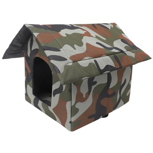 Toyvian Beheizbares Wetterfestes Katzenhaus Für Außenbereich Isolierter Rückzugsort Für Streunende Katzen Im Winter Mit Optimaler Wärmeisolierung Und Erhöhtem Design Toyvian Beheizbares Wetterfestes Katzenhaus Für Außenbereich Isolierter Rückzugsort Für Streunende Katzen Im Winter Mit Optimaler Wärmeisolierung Und Erhöhtem Design von Toyvian
