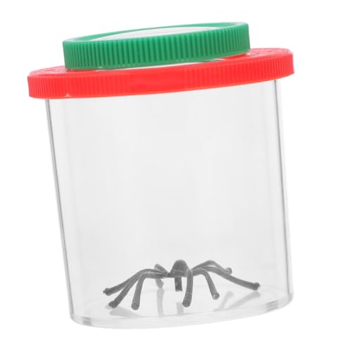 Toyvian Beobachtungsbox für Insekten mit Lupe Transparente Sammelbox für Erkundung von Insekten Leicht und Bruchsicher für Wissenschaftliche Experimente und Lernspiele von Toyvian