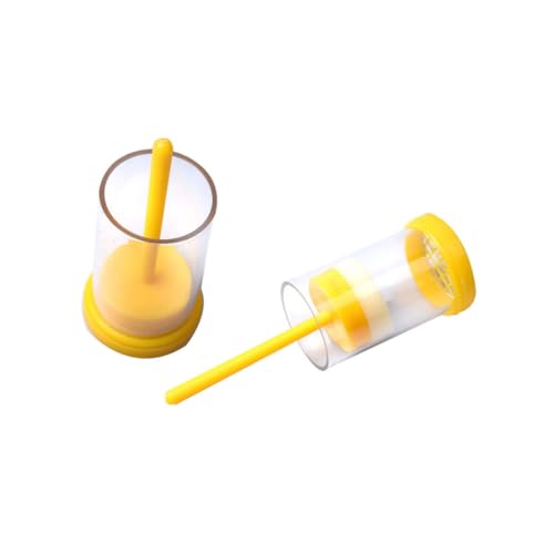 Toyvian Bienenkönigin Markierungsflasche mit Plunger Imkerwerkzeug zur Identifizierung von Bienenköniginnen Gelb zu Bedienen für Bienenzucht Toyvian Bienenkönigin Markierungsflasche mit Plunger Imkerwerkzeug zur Identifizierung von Bienenköniginnen Gelb zu Bedienen für Bienenzucht von Toyvian