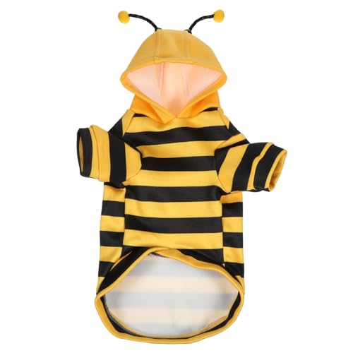 Toyvian Bienenkostüm für Haustiere Warmes Hoodie für Hunde und Katzen für Kalte XL Fleece Halloween Kostüm Gemütliche Winterkleidung Toyvian Bienenkostüm für Haustiere Warmes Hoodie für Hunde und Katzen für Kalte XL Fleece Halloween Kostüm Gemütliche Winterkleidung von Toyvian