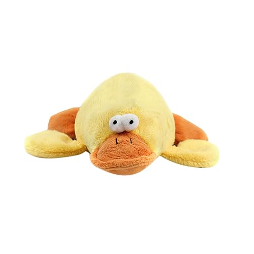 Toyvian Ente Plüschspielzeug Mit Kauspielzeug-Funktion Und Geräuschspielzeug Für Hunde Sicher Und Robustes Hundegeräuschspielzeug Zum Spielen Und Kauen von Toyvian