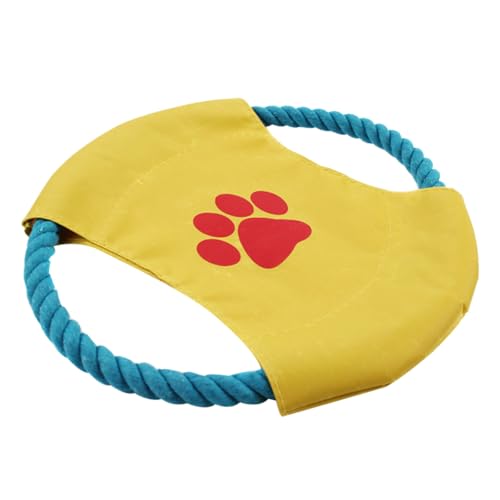 Toyvian Bissfestes Strapazierfähiges Hundespielzeug Fliegende Wurfscheibe für Training und Apportieren Robustes Trainingsspielzeug für Retriever Samojede und Mittelgroße von Toyvian