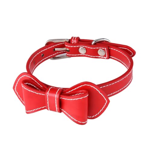 Toyvian Bogenkragen Haustier Für Hunde Hund Pu-Halsband Verstellbarer Kragen Halsband Für Welpen Modischer Kragen Schild Stichworte Hundekragen Klein Pu-hundehalsband Rot Toyvian Bogenkragen Haustier Für Hunde Hund Pu-Halsband Verstellbarer Kragen Halsband Für Welpen Modischer Kragen Schild Stichworte Hundekragen Klein Pu-hundehalsband Rot von Toyvian