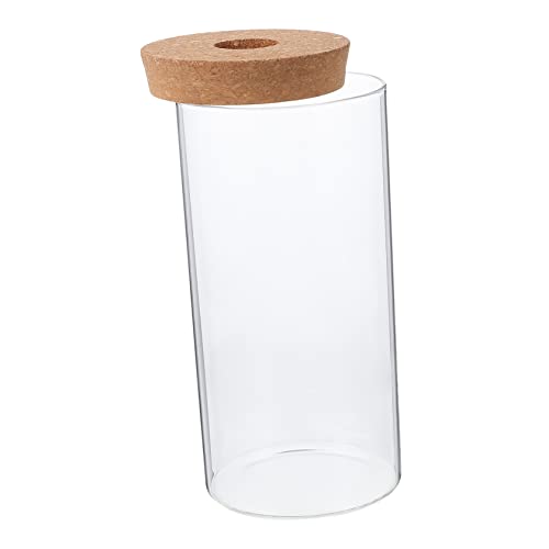 Toyvian Borosilikatglasflasche Luftpflanzen Terrarium Landschaftsbehälter Dekorativer Mikro Landschaftsbehälter Mikro Landschaftsflasche Glas Terrarium Behälter Transparent von Toyvian