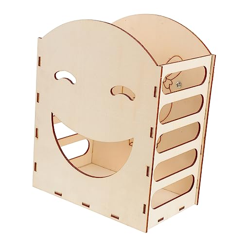 Toyvian Bunny Feeder Holz Futterspender für Kleintiere Heuraufe für Meerschweinchen und Chinchillas für Käfige und Futterstationen Einfache Handhabung Toyvian Bunny Feeder Holz Futterspender für Kleintiere Heuraufe für Meerschweinchen und Chinchillas für Käfige und Futterstationen Einfache Handhabung von Toyvian