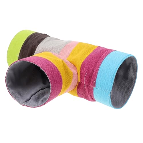 Toyvian Bunter Hamster Tunnel aus Robustem Material Multifunktionales Kleintier und Versteck Warmes Nagerhaus für Hamster Meerschweinchen und Kleine Haustiere Fördert Aktives Erkunden und Toyvian Bunter Hamster Tunnel aus Robustem Material Multifunktionales Kleintier und Versteck Warmes Nagerhaus für Hamster Meerschweinchen und Kleine Haustiere Fördert Aktives Erkunden und von Toyvian