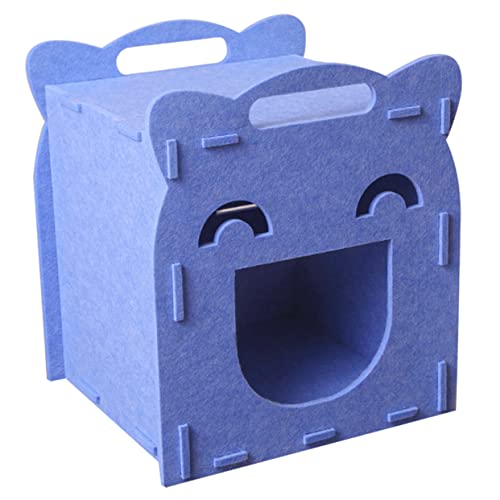 Toyvian Cat Nest Cat Scratch Board Innenkatzen Häuser Katzenkratzhütte Katzenbett Plüsch Katzenkratzerplattenspielzeug Loungebett für Katzenkratzer Katzenkratzbrett gefühlt Blau Toyvian Cat Nest Cat Scratch Board Innenkatzen Häuser Katzenkratzhütte Katzenbett Plüsch Katzenkratzerplattenspielzeug Loungebett für Katzenkratzer Katzenkratzbrett gefühlt Blau von Toyvian