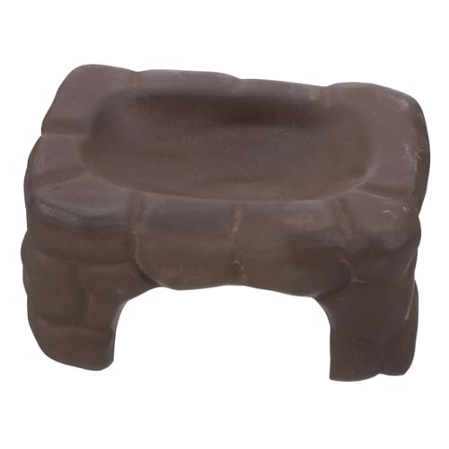 Toyvian Ceramics Turtle Basking Platform mit Wasserschale für Reptilienhabitat Ästhetische Dekoration und Funktionale Lösung für Verschiedene Schildkrötenarten Toyvian Ceramics Turtle Basking Platform mit Wasserschale für Reptilienhabitat Ästhetische Dekoration und Funktionale Lösung für Verschiedene Schildkrötenarten von Toyvian