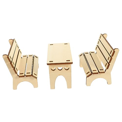 Toyvian DIY Hamster Holzspielzeug Teilig mit Tisch und Selbstmontierbares Hamsterkäfig Zubehör Langlebig und Platzsparend für Kleintier Spielplatz und Käfigdekoration Toyvian DIY Hamster Holzspielzeug Teilig mit Tisch und Selbstmontierbares Hamsterkäfig Zubehör Langlebig und Platzsparend für Kleintier Spielplatz und Käfigdekoration von Toyvian