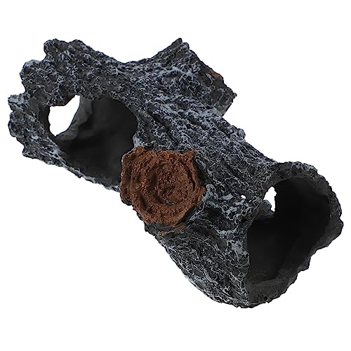 Toyvian Delikates Reptilienversteck aus Widerstandsfähigem Harz Dekorative Höhle für Gecko und Terrarium Unterschlupfgestaltung mit Dunkler Atmosphäre für Geschützte Haltung Toyvian Delikates Reptilienversteck aus Widerstandsfähigem Harz Dekorative Höhle für Gecko und Terrarium Unterschlupfgestaltung mit Dunkler Atmosphäre für Geschützte Haltung von Toyvian