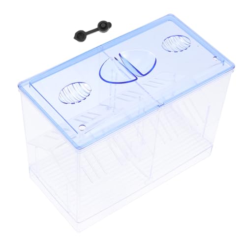Toyvian Doppellagige Fischbrutbox aus Transparentem Kunststoff mit Abdeckung und Belüftung Stabile Fischaufzuchtbox für Aquarien zur Sicheren Isolierung von Jungfischen und Erhöhtem Toyvian Doppellagige Fischbrutbox aus Transparentem Kunststoff mit Abdeckung und Belüftung Stabile Fischaufzuchtbox für Aquarien zur Sicheren Isolierung von Jungfischen und Erhöhtem von Toyvian