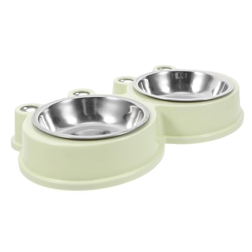 Toyvian Doppelte Futternäpfe Für Kleine Und Katzen rutschfeste Näpfe Mit Niedlichem Design Zu Reinigen Für Tägliche Fütterung von Toyvian