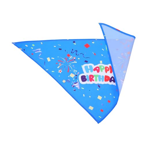 Toyvian Haustier Hund Geburtstag Schal Dreieck Kätzchen Schal Entzückende Pet Bandana Welpen Party Liefert Stilvolle Hund Dekorationen von Toyvian