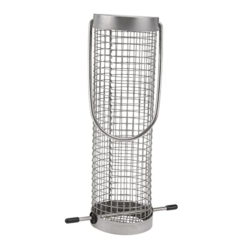 Toyvian Edelstahl Hängender Vogelfutterspender Praktisches Futterhaus Für Wildvögel Kompakte Langlebiges Futterwerkzeug Für Garten Tägliche Vogelernährung von Toyvian