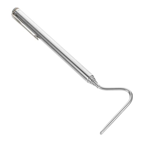 Toyvian Einstellbarer Schlangenhaken aus Edelstahl Zusammenklappbar Tragbares Schlangengreifwerkzeug für Sicheres Handling Vielseitig für Outdoor Camping Wandern in Schlangenreichen von Toyvian