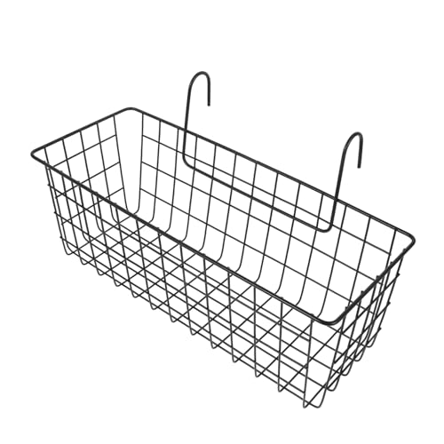 Toyvian Eisen Heuraufe für Kaninchen und Kleintiere Kleines Metall Heufuttergestell mit Glatter Oberfläche Einfach zu Montierender Hängender Heufutterspender für Meerschweinchen von Toyvian